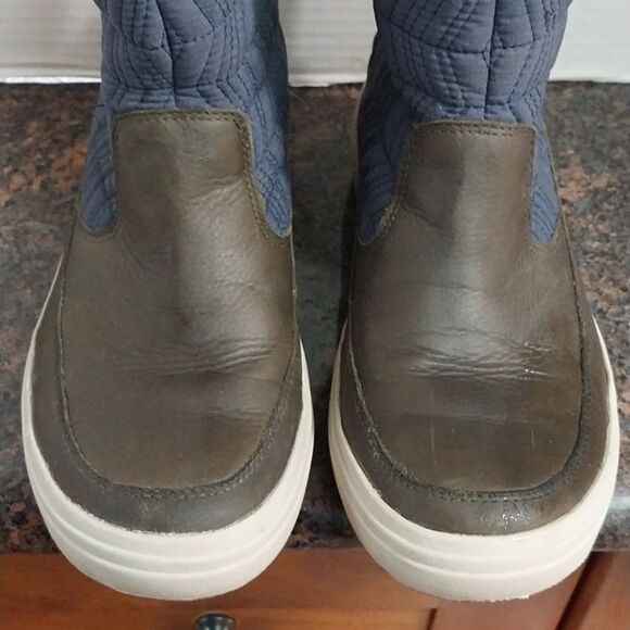 MERRELL Women's Quilted "Warm"  Blue and Brown Boots...SIZE 7...EUC - Picture 5 of 8